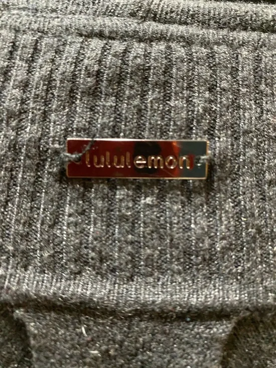 LULULEMON: Open-Front Women's Greyish Charcoal Tunic - Picture 5 of 8